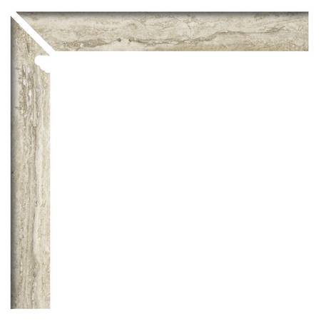 Zanquin Fior. Izq. Travertino Brescia Matt 7,5x60