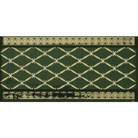 Керамическая плитка NOBLESSE CENEFA DELIS VERDE BOTELLA GOLD 20X10
