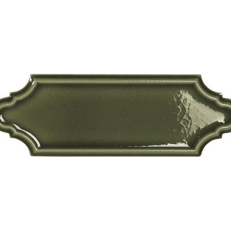 Hamptons Mecox Victorian Green Crackled 5x15