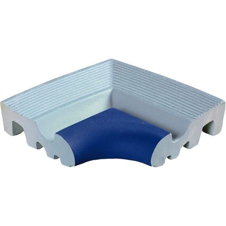 Public Pools 321-azmr Borde Esquina Grooved Azul Marino 17x17