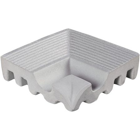 Public Pools 322-pe Borde Ang Int Grooved Perla 12x12