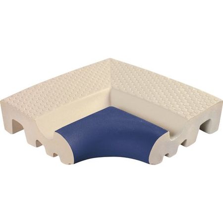 Public Pools 421-bemr Borde Esquina Dots Beige Marino 17x17