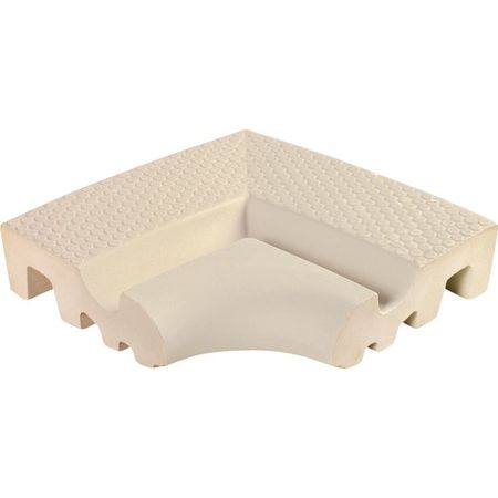 Public Pools 421-be Borde Esquina Dots Beige 17x17